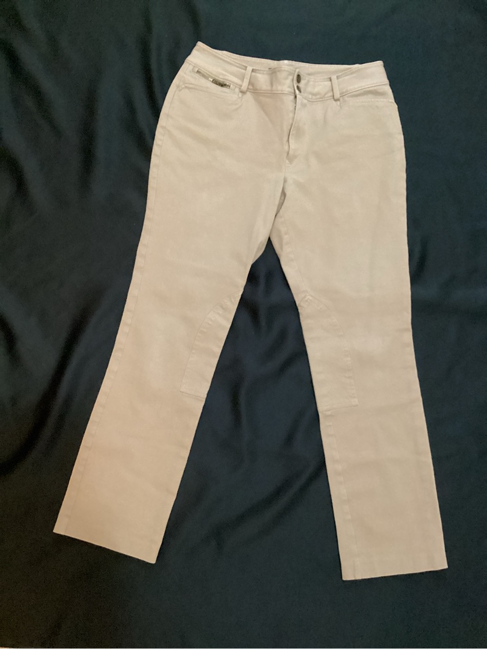 Lauren Ralph Lauren Women's Light Beige Straight-Leg Jeans